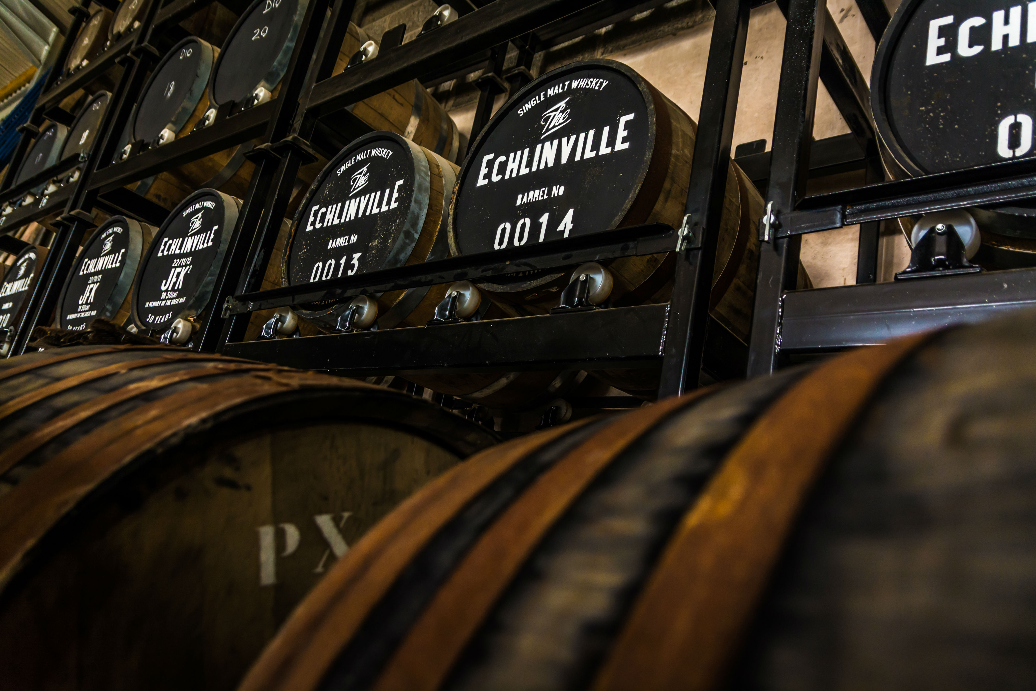Echlinville Distillery casks